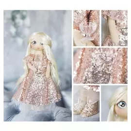 Интерьерная кукла «Николь», набор для шитья, 18 × 22.5 × 3 см