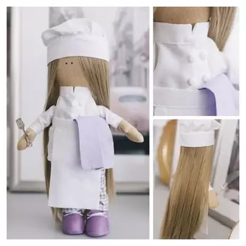 Интерьерная кукла «Повар селена», набор для шитья 15,6 × 22.4 × 5.2 см