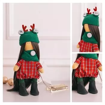 Интерьерная кукла «Шанти» набор для шитья, 15,6 × 22,4 × 5,2 см