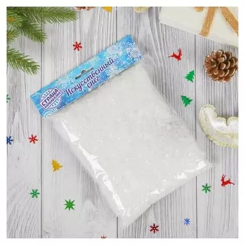 Искусственный снег, 100 г, прозрачный