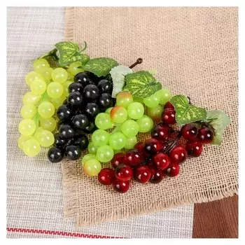 Искусственный виноград, 22 ягоды, глянцевый
