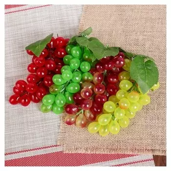 Искусственный виноград, 36 ягод, глянцевый