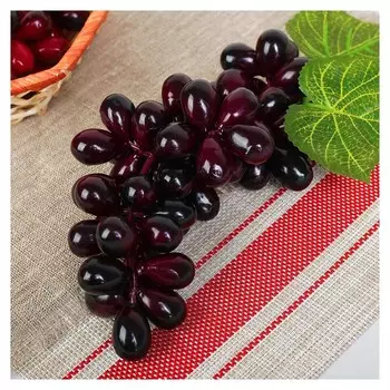 Искусственный виноград, 60 ягод, овальный