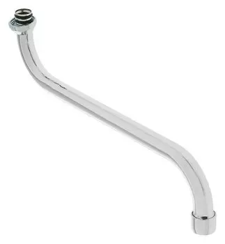 Излив для импортных смесителей, длина 33 см, круглый, диаметр 3/4"