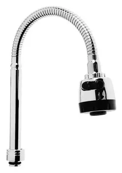 Излив для смесителя Zein, аэратор клавишный с регулировкой потока, нержавеющая сталь