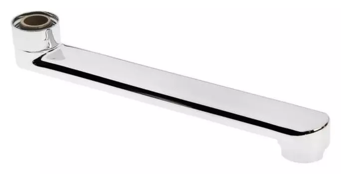 Излив для смесителя Zein, прямой, нержавеющая сталь, 20 см, аэратор пластик