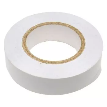 Изолента пвх, 19 мм х 20 м, белая