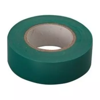 Изолента пвх, 19 мм х 20 м, зеленая