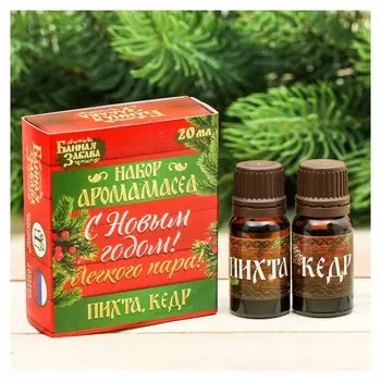 Эфирные масла "С новым годом! лёгкого пара!", 2 шт. по 10 мл