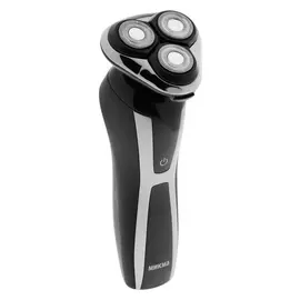Электробритва "Микма" 356 Р, 3.5 Вт, роторная, сухое бритьё, акб/220 В, чёрная