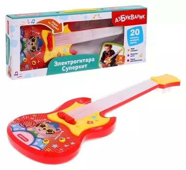 Электрогитара «Суперхит», цвет красный