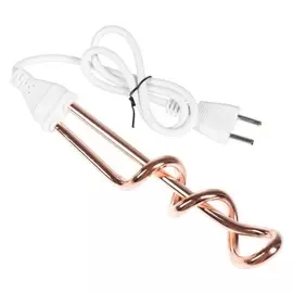 Электрокипятильник Luazon LEK 08, 750 Вт, расправленная спираль, медь, 220 В, белый