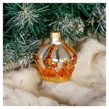 Ёлочное украшение "Корона" 7 см