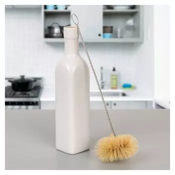 Ёршик для банок 25,5×5,5 см, натуральная щетина