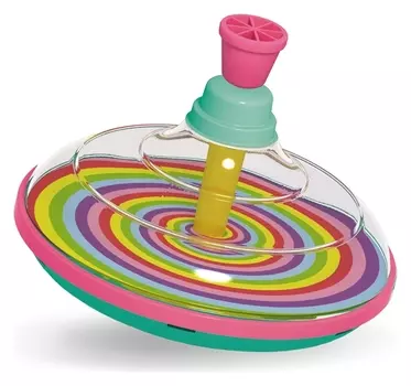 Юла большая прозрачная