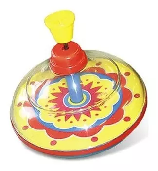 Юла малая прозрачная с узорами