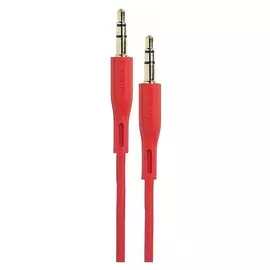 Кабель аудио AUX Borofone BL1 Audiolink, Jack 3.5 мм(M)-jack 3.5 мм(m), 1 м, красный