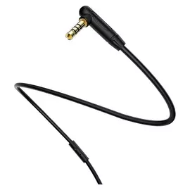 Кабель аудио AUX Borofone Bl5, Jack 3.5 мм(M)-jack 3.5 мм(m), 1 м, чёрный
