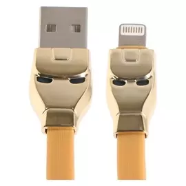 Кабель Hoco U14, Lightning - Usb, 2.4 А, 1.2 м, золотистый
