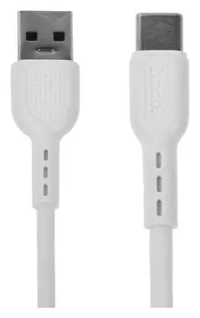 Кабель Hoco X33, Type-c - Usb, 5 А, 1 м, PVC оплетка, белый