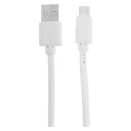 Кабель Luazon, Microusb - Usb, 1 А, 2.8 м, белый