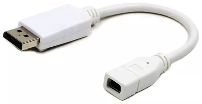 Кабель-переходник miniDisplayPort-DisplayPort, 0,16 м