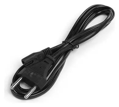 Кабель питания Luazon Kdgn-004, штекер С7, 2.5 А, 1.5 м, чёрный