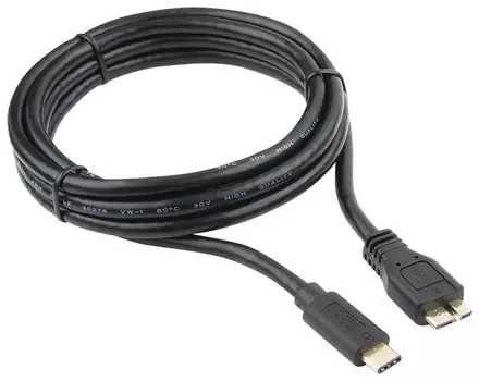 Кабель Type-c-microusb 3.0, 1,8 м, Cablexpert, для подключения портативных устройств и периферии