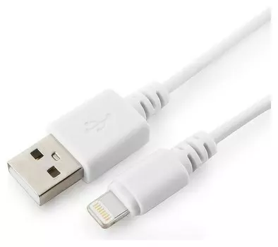 Кабель USB 2.0 - Lightning, м/м, 1 м, Cablexpert, бел, Cc-usb-ap2mwp