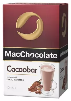 Какао Mac Chocolate Cacaobar, 10штx20г