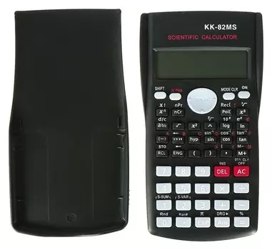 Калькулятор инженерный 10-разрядный KK-82MS двухстрочный
