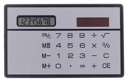 Калькулятор плоский, 8-разрядный