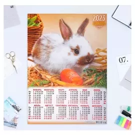 Календарь листовой А2 "Символ года 2023 - 28"