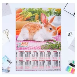 Календарь листовой А2 "Символ года 2023 - 53"