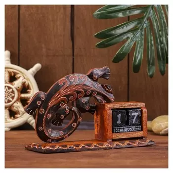 Календарь настольный "Геккон" 20х5,5х13 см