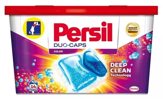 Капсулы для стирки Persil Color для цветного белья 14 кап/уп