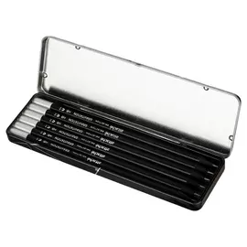 Карандаш чернографитный Attache Selection Gravitation HB б/л,магнит.,6шт/уп