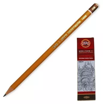 Карандаш чернографитный Koh-i-noor 1500/hb, б/ласт, чехия