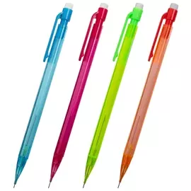 Карандаш механический 0,5 мм, пифагор, ластик, корпус тонированный 181428