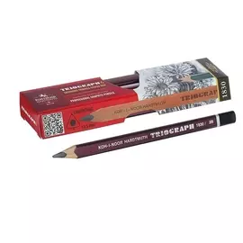 Карандаш утолщенный чернографитный Koh-i-noor Triograph 1831 2В, трёхгранный
