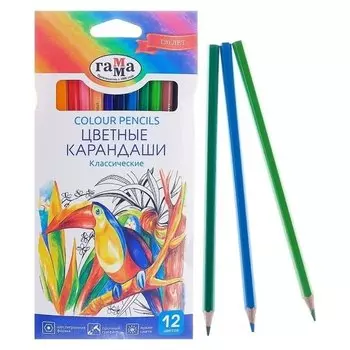 Карандаши 12 цветов