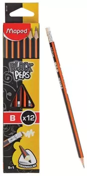 Карандаши чернографитные Black Pep's B