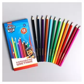 Карандаши цветные, 12 цветов