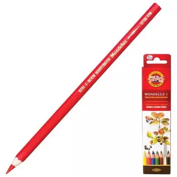 Карандаши цветные акварельные художественные 6 цветов "Mondeluz"