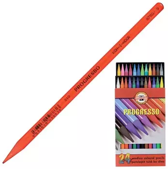 Карандаши цветные художественные Progresso 24 цвета
