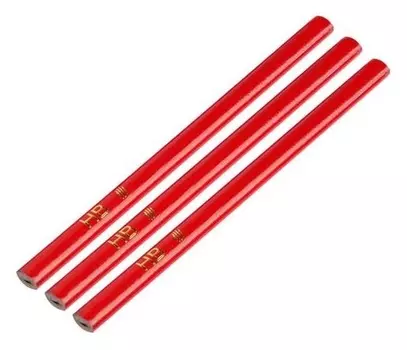 Карандаши строительные Tundra, 180 мм, 3 шт.