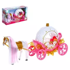 Карета для кукол, лошадь ходит