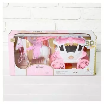 Карета с лошадкой, звук, свет