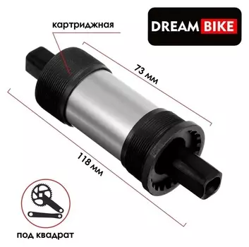 Каретка Dream Bike 73x118мм, 1.37"