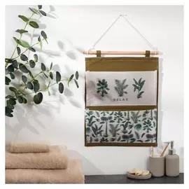 Кармашек текстильный этель "Relax" 2 отделения, 45х35 см